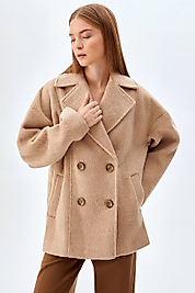 NAGRADA COAT KABAN BEIGE