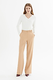 GIZIA KIWE TROUSERS KREM PANTOLON