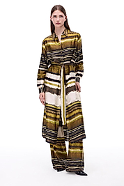 PERSPECTIVE RETRO ELBİSE ÇOK RENKLİ