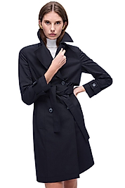 PERSPECTIVE TALISMAN TRENCKOT SİYAH