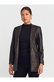 DİLVİN AÇIK BLAZER KAHVE