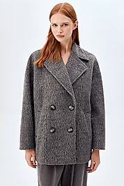 NAGRADA COAT KABAN ANTHRACITE