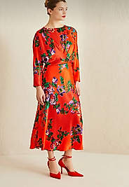 JUS DE POMMES PATTERNED ÇİÇEKLİ DRESS-